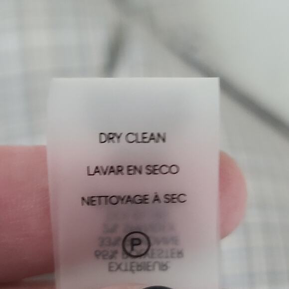 Calvin Klein Women's Plaid Double-Breasted Suit Cropped Set in Plaid Size 4 Twee - Picture 10 of 11